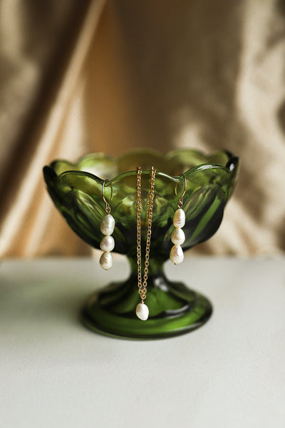 Pearl Drop Earrings | Handmade Earrings