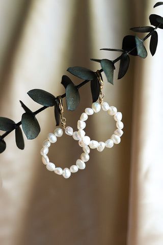 Freshwater Pearl Earrings | Handmade Earrings